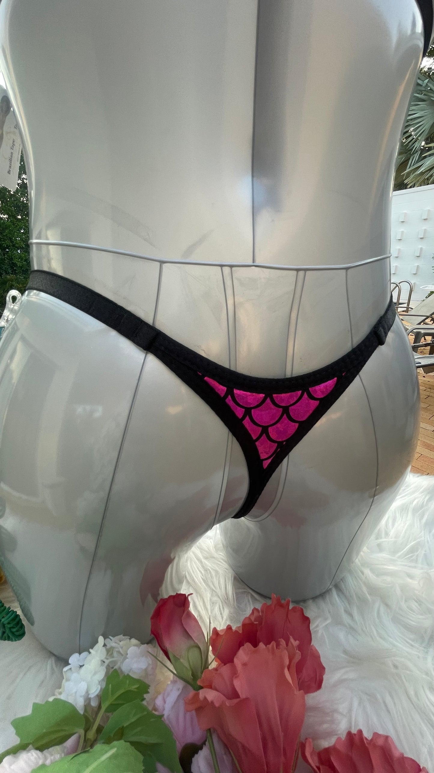 BIKINI Tanga Pink Mermaid