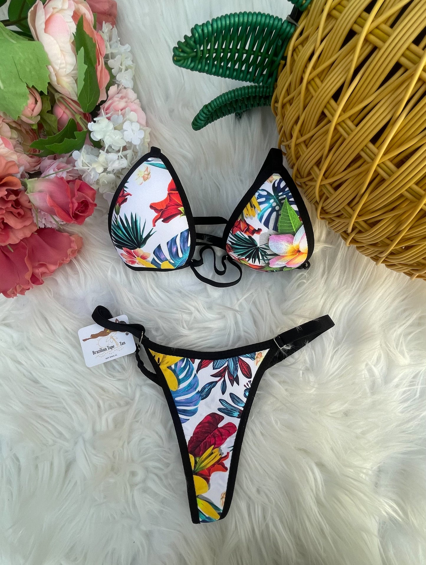 Bikini Tanga | Colorful Leaves